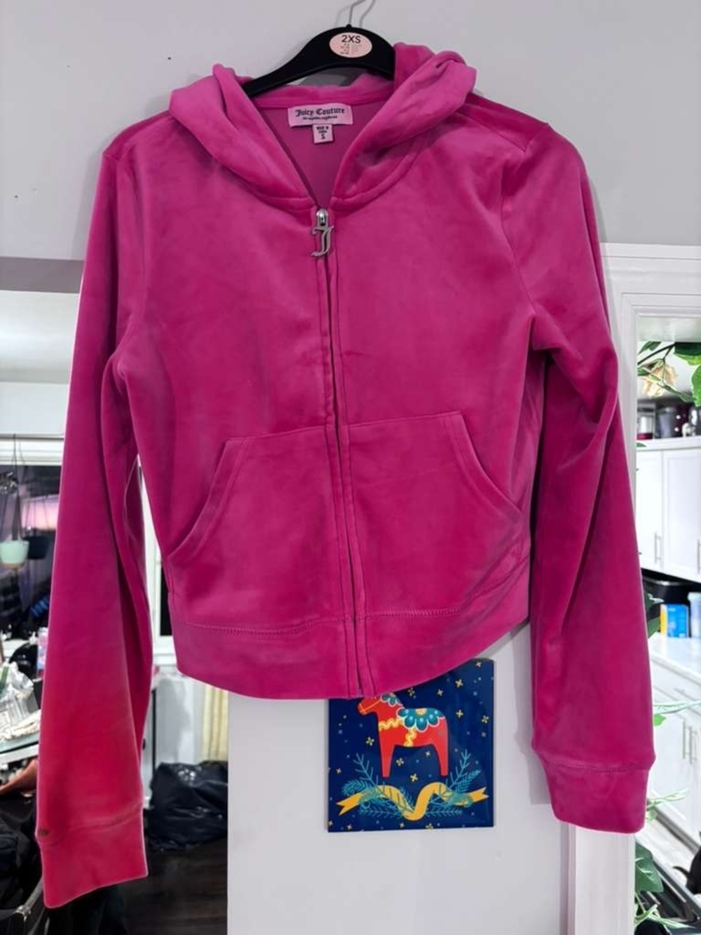 Juicy Couture Hot Pink Velour Sweatsuit